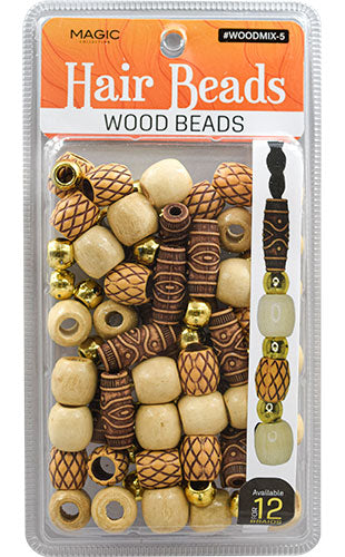 MAGIC COLLECTION Wood Design - Assorted Design , Hair accessories, Sareya beauty supply, hair extension
